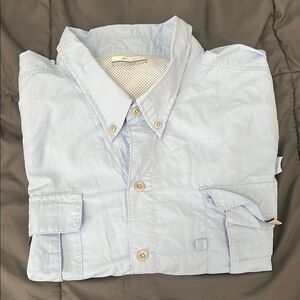 Columbia PFG Short Sleeve Button Down Shirt Size 3XL